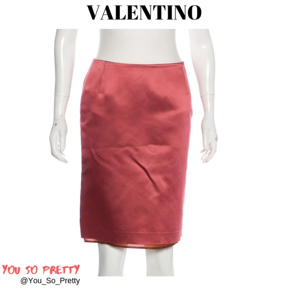 VALENTINO Knee-Length Pencil Skirt - Picture 1 of 6